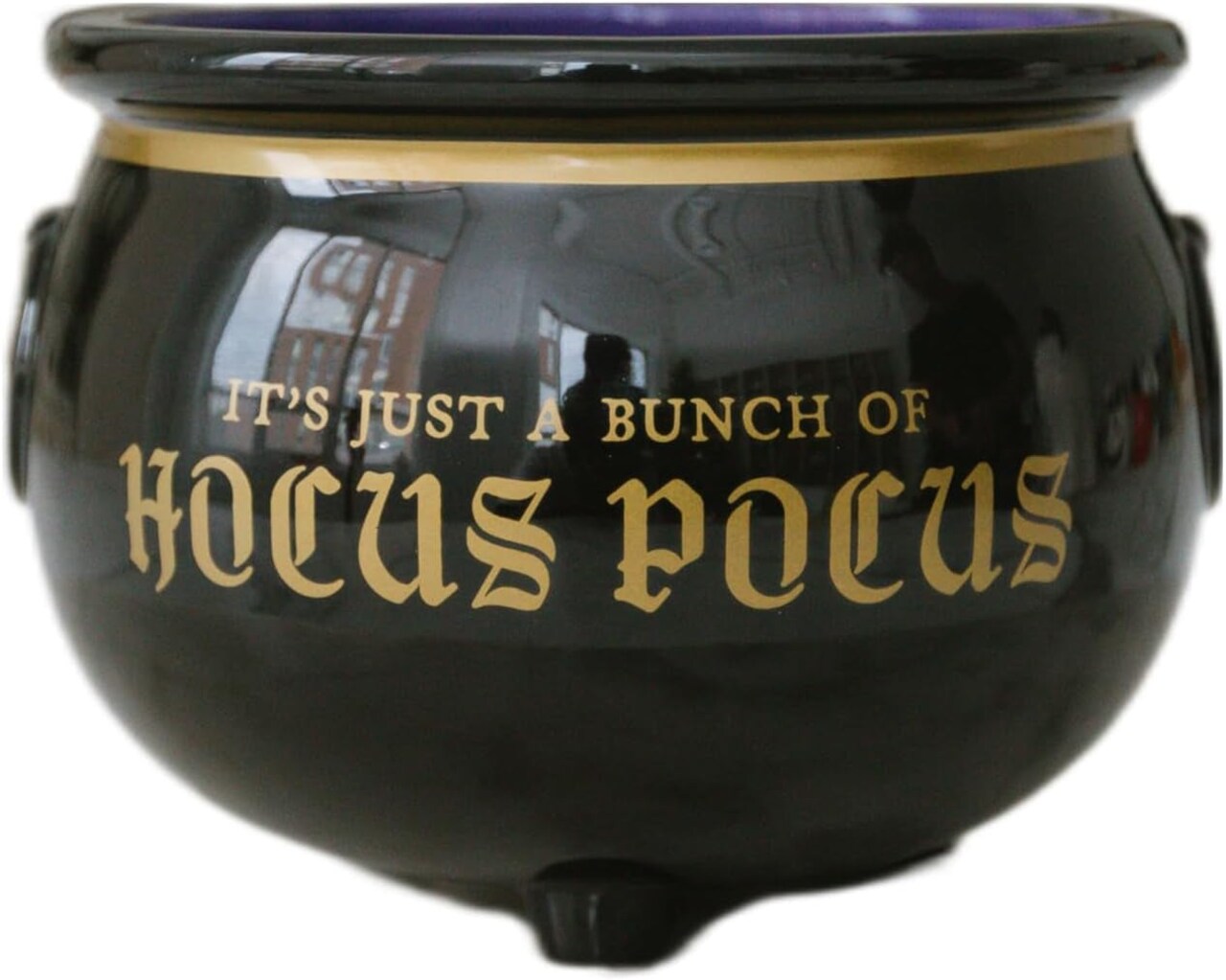 Halloween Candy Bowl Hocus Pocus Cauldron Gifts and Decor L | Cute Ceramic Halloween Decor Gifts for Men and Women and Kids | Official Licensee | 1 Set